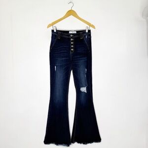 KanCan Dark Blue Flare Jeans